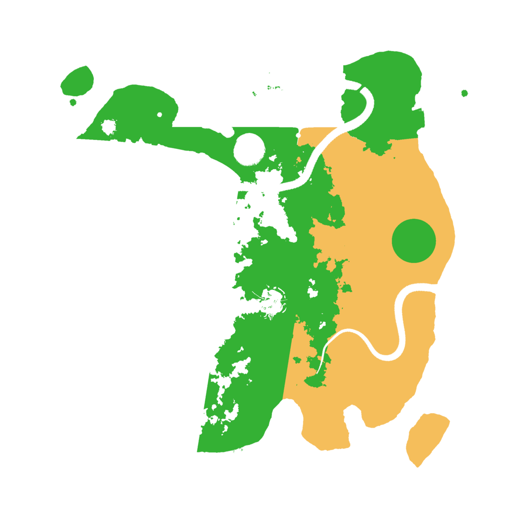 Biome Rust Map: Procedural Map, Size: 3050, Seed: 300