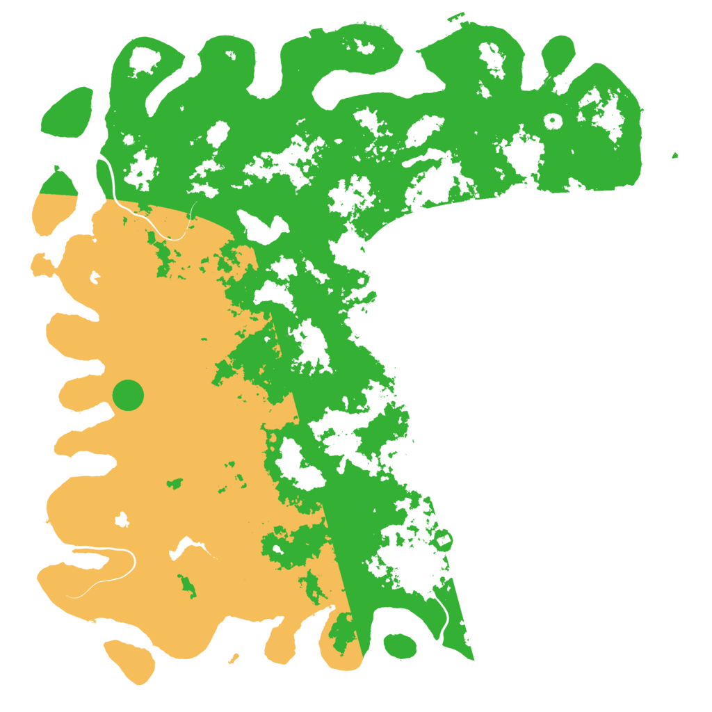 Biome Rust Map: Procedural Map, Size: 6000, Seed: 378304447