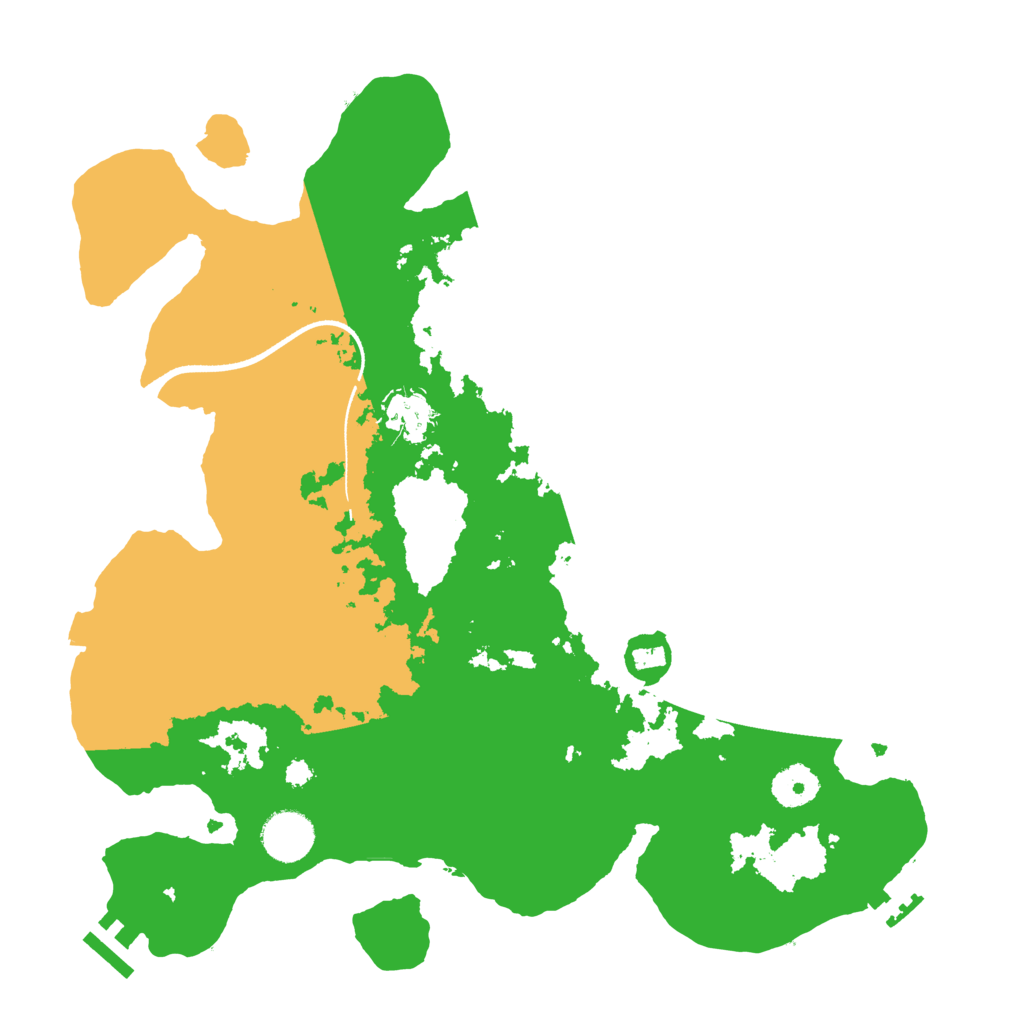 Biome Rust Map: Procedural Map, Size: 3500, Seed: 371133718