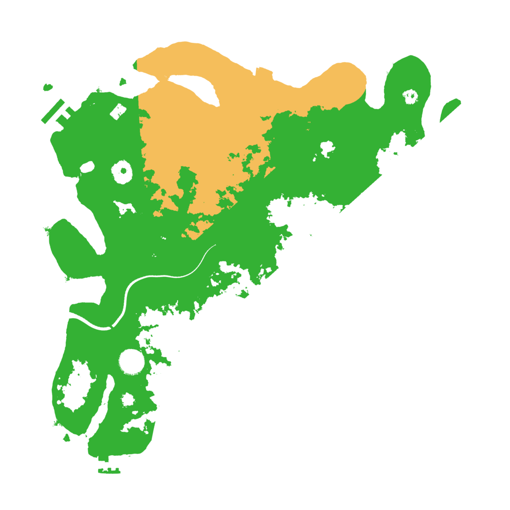 Biome Rust Map: Procedural Map, Size: 3500, Seed: 568329146