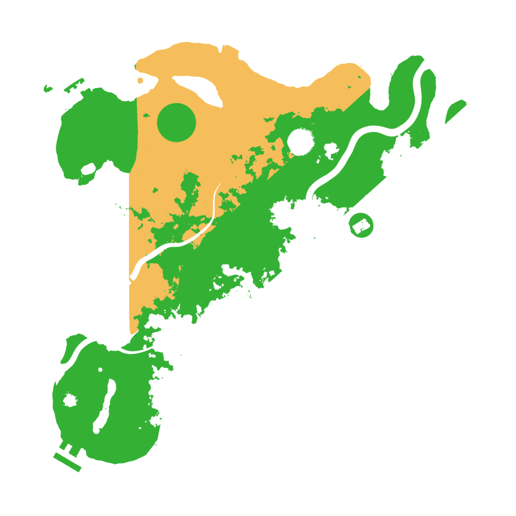 Biome Rust Map: Procedural Map, Size: 3500, Seed: 568329146