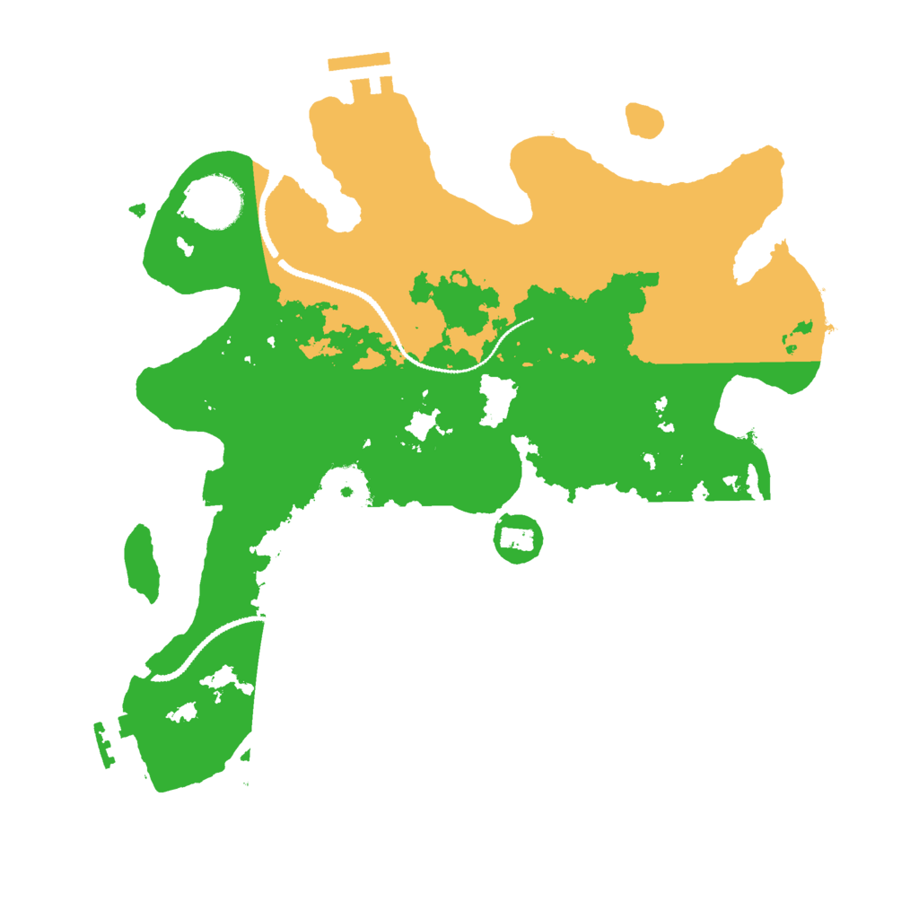 Biome Rust Map: Procedural Map, Size: 3000, Seed: 940901040