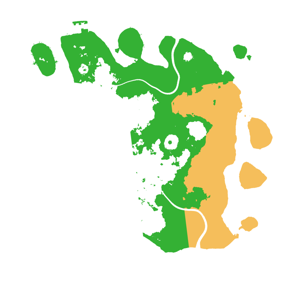 Biome Rust Map: Procedural Map, Size: 3000, Seed: 17657