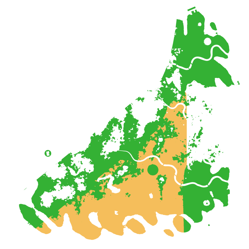 Biome Rust Map: Procedural Map, Size: 6000, Seed: 3621
