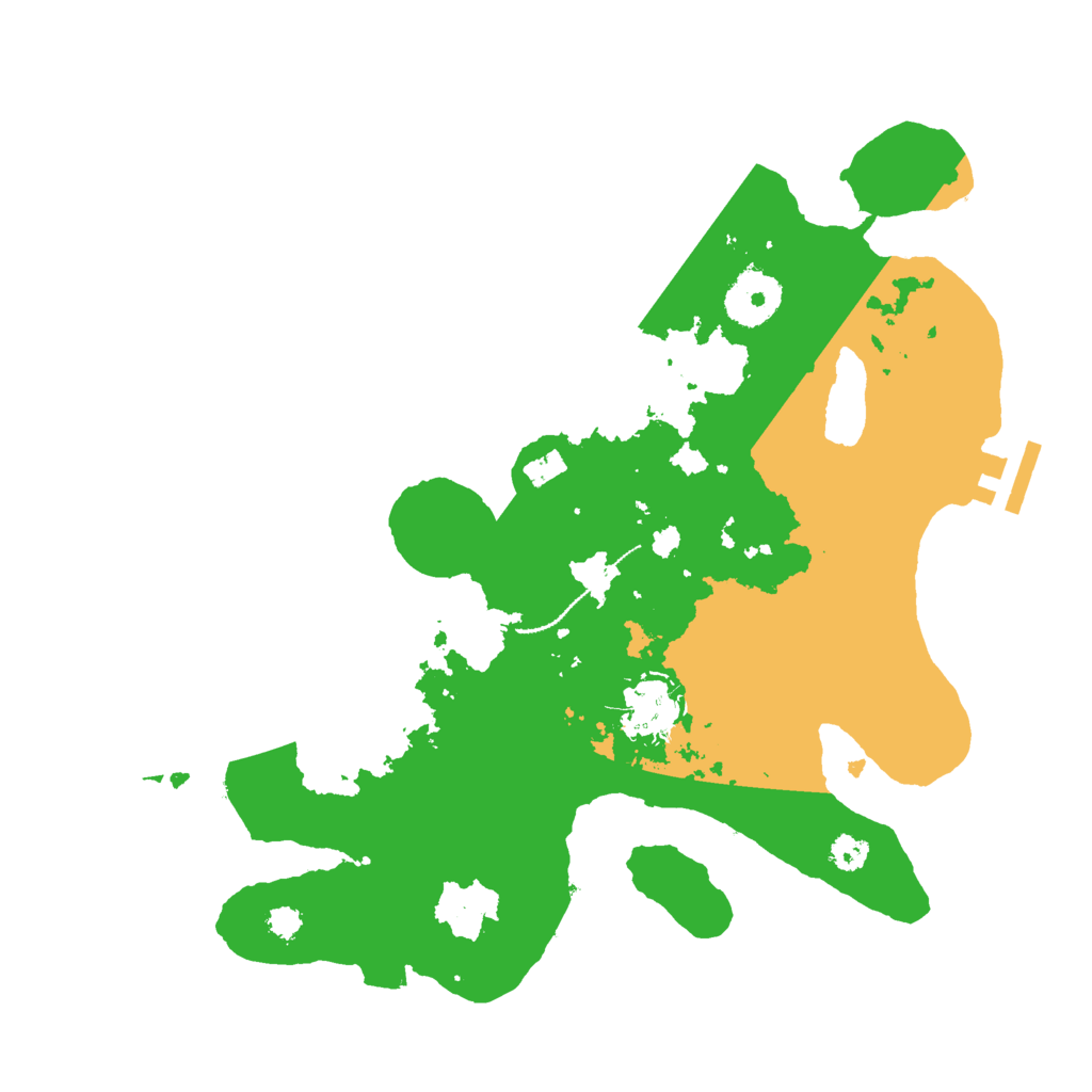 Biome Rust Map: Procedural Map, Size: 3000, Seed: 1418405641