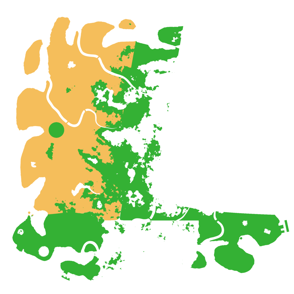 Biome Rust Map: Procedural Map, Size: 5000, Seed: 987456344