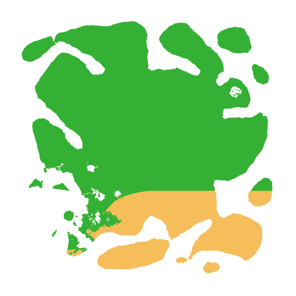 Biome Rust Map: Barren, Size: 4000, Seed: 1096748131