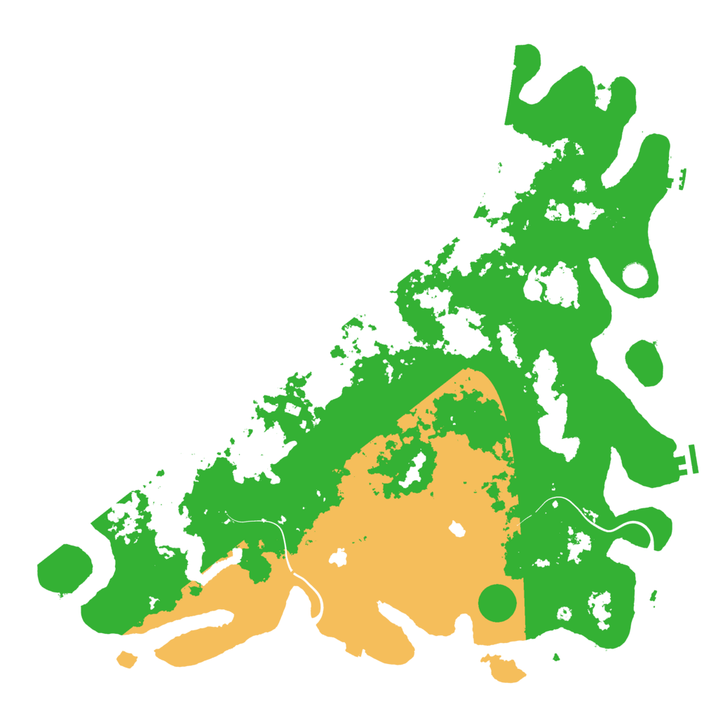 Biome Rust Map: Procedural Map, Size: 5000, Seed: 860962661