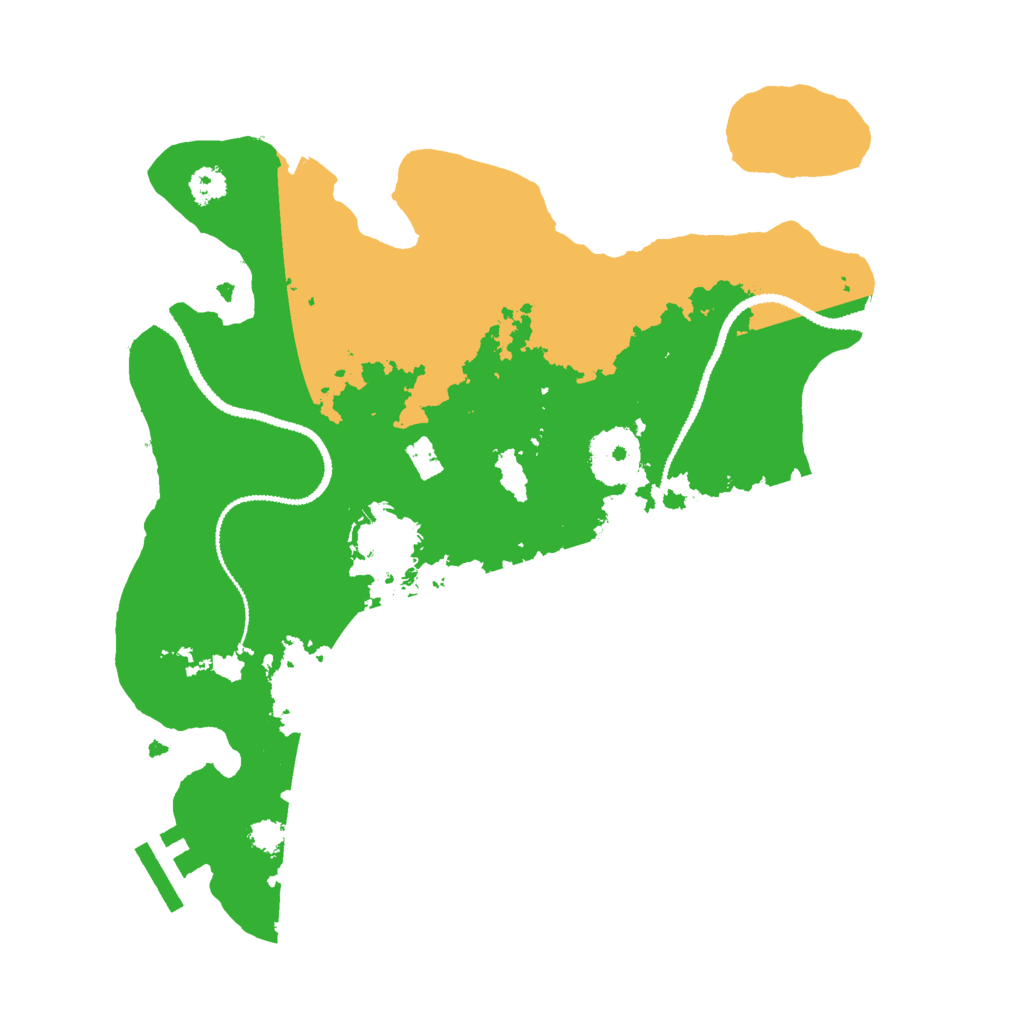 Biome Rust Map: Procedural Map, Size: 2800, Seed: 75348