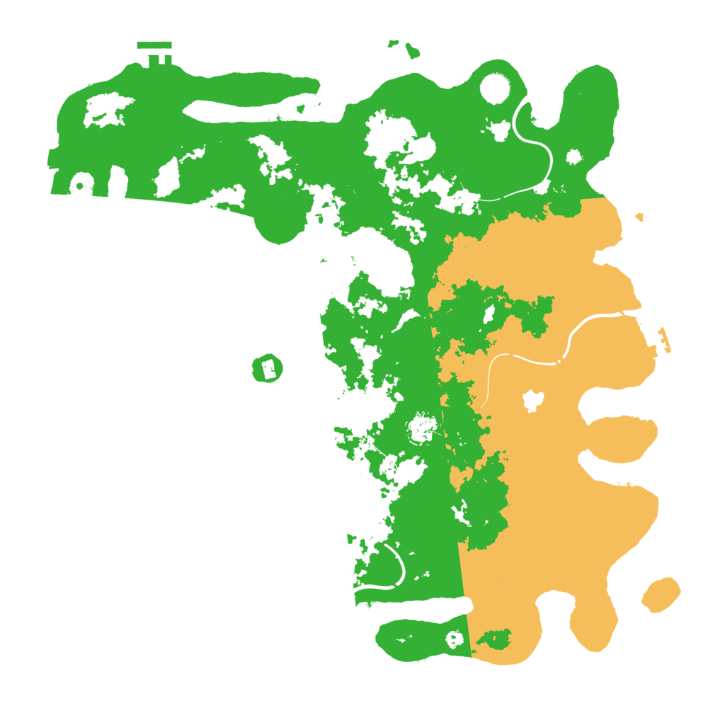 Biome Rust Map: Procedural Map, Size: 4250, Seed: 7285