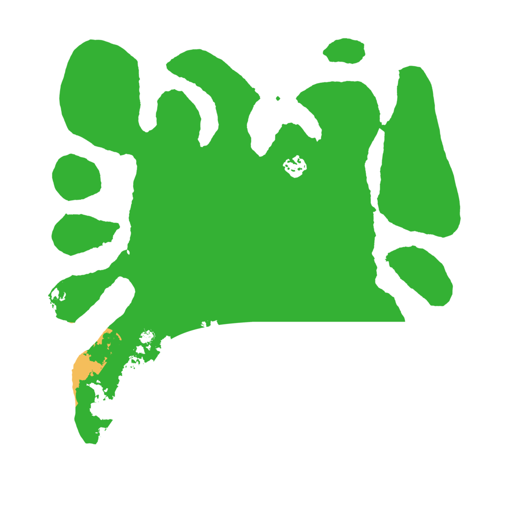 Biome Rust Map: Barren, Size: 3500, Seed: 2130598635