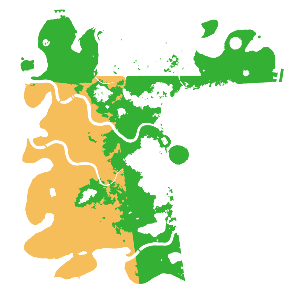 Biome Rust Map: Procedural Map, Size: 4300, Seed: 797359832