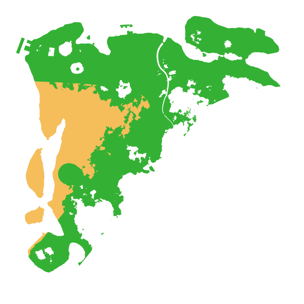 Biome Rust Map: Procedural Map, Size: 3750, Seed: 40356