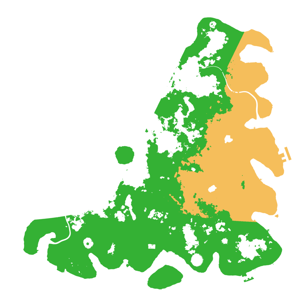 Biome Rust Map: Procedural Map, Size: 4500, Seed: 1856474650