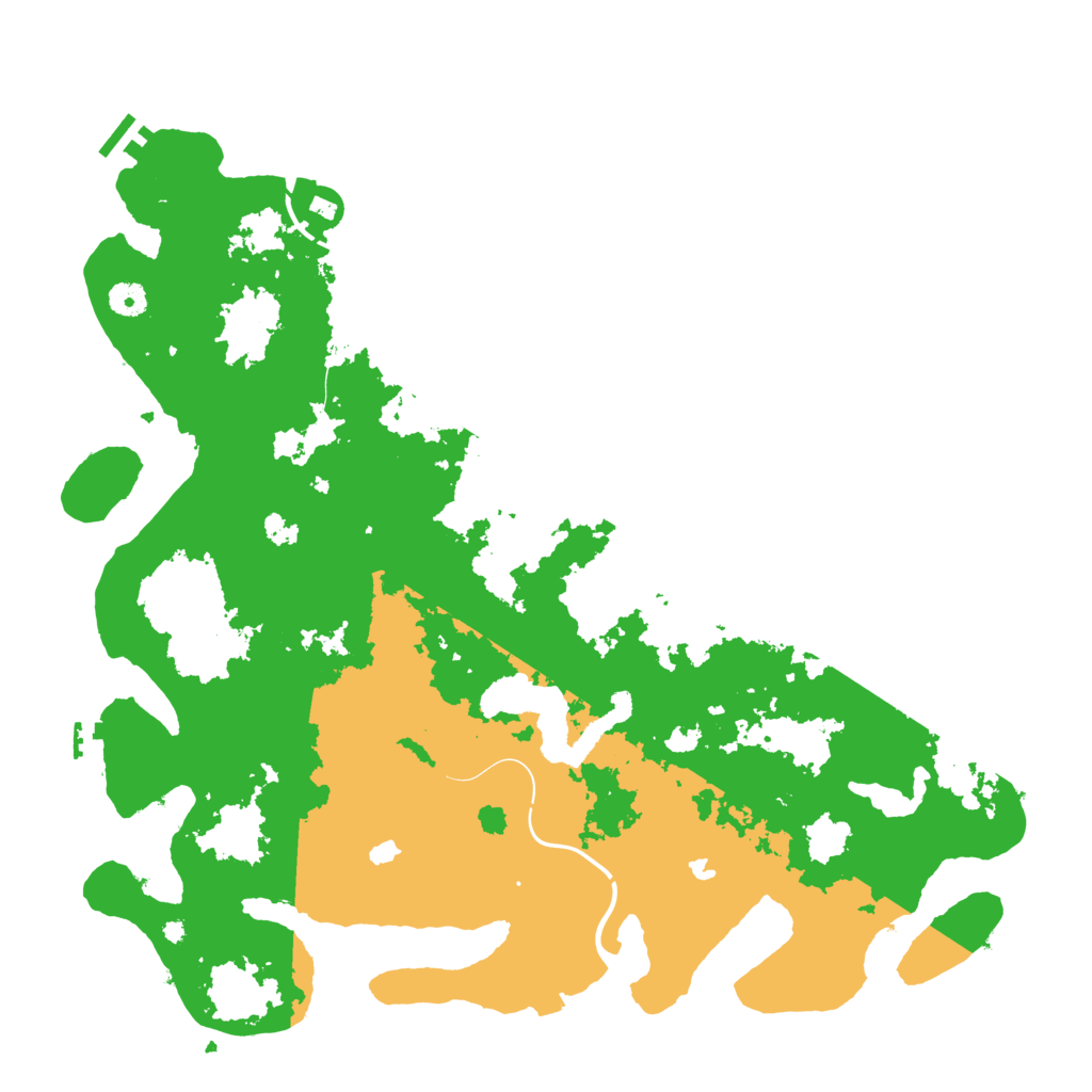 Biome Rust Map: Procedural Map, Size: 4500, Seed: 978290557