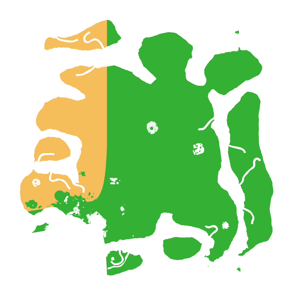 Biome Rust Map: Procedural Map, Size: 3700, Seed: 1148