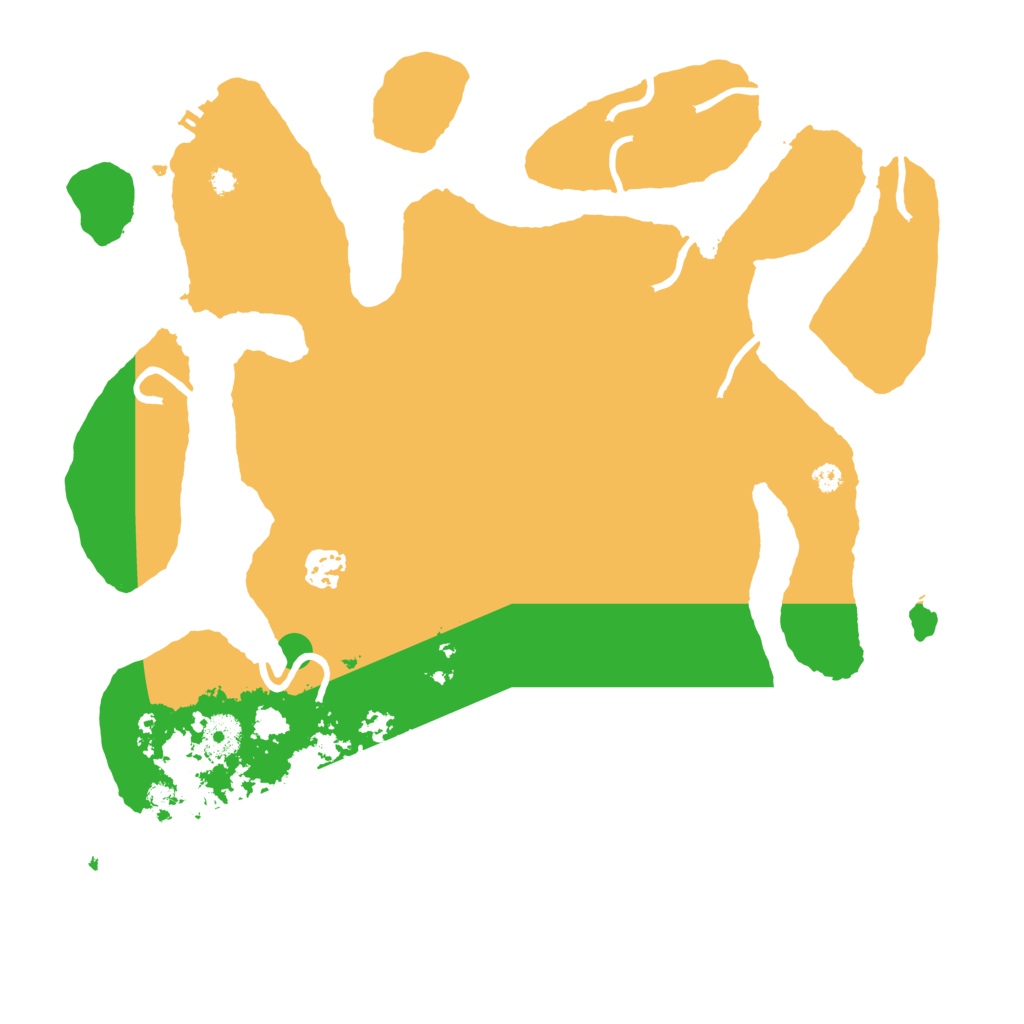 Biome Rust Map: Procedural Map, Size: 3700, Seed: 368514216