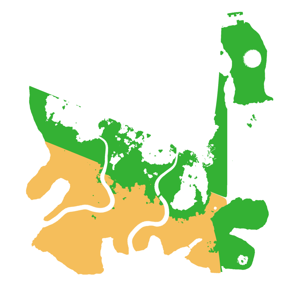 Biome Rust Map: Procedural Map, Size: 3000, Seed: 1885252241