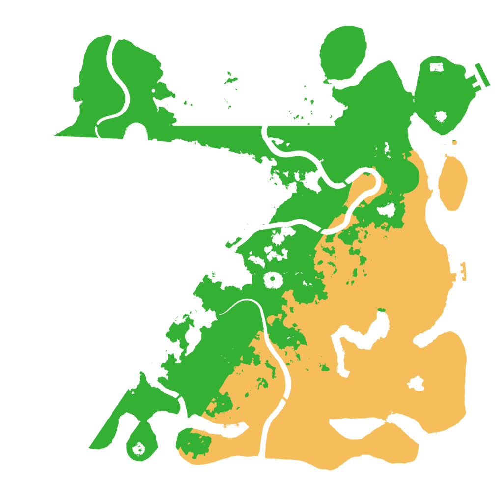 Biome Rust Map: Procedural Map, Size: 4050, Seed: 213458660