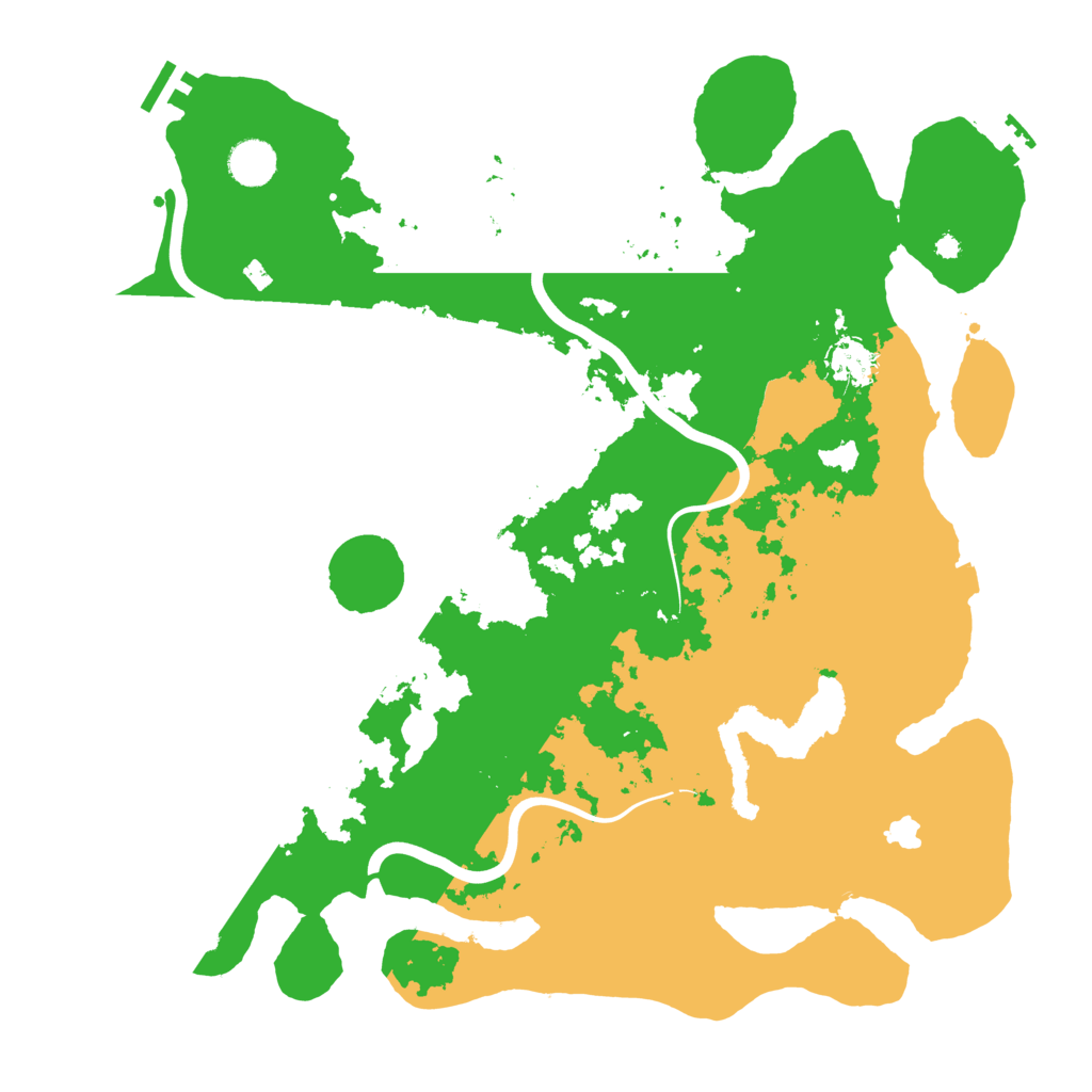 Biome Rust Map: Procedural Map, Size: 4050, Seed: 213458660