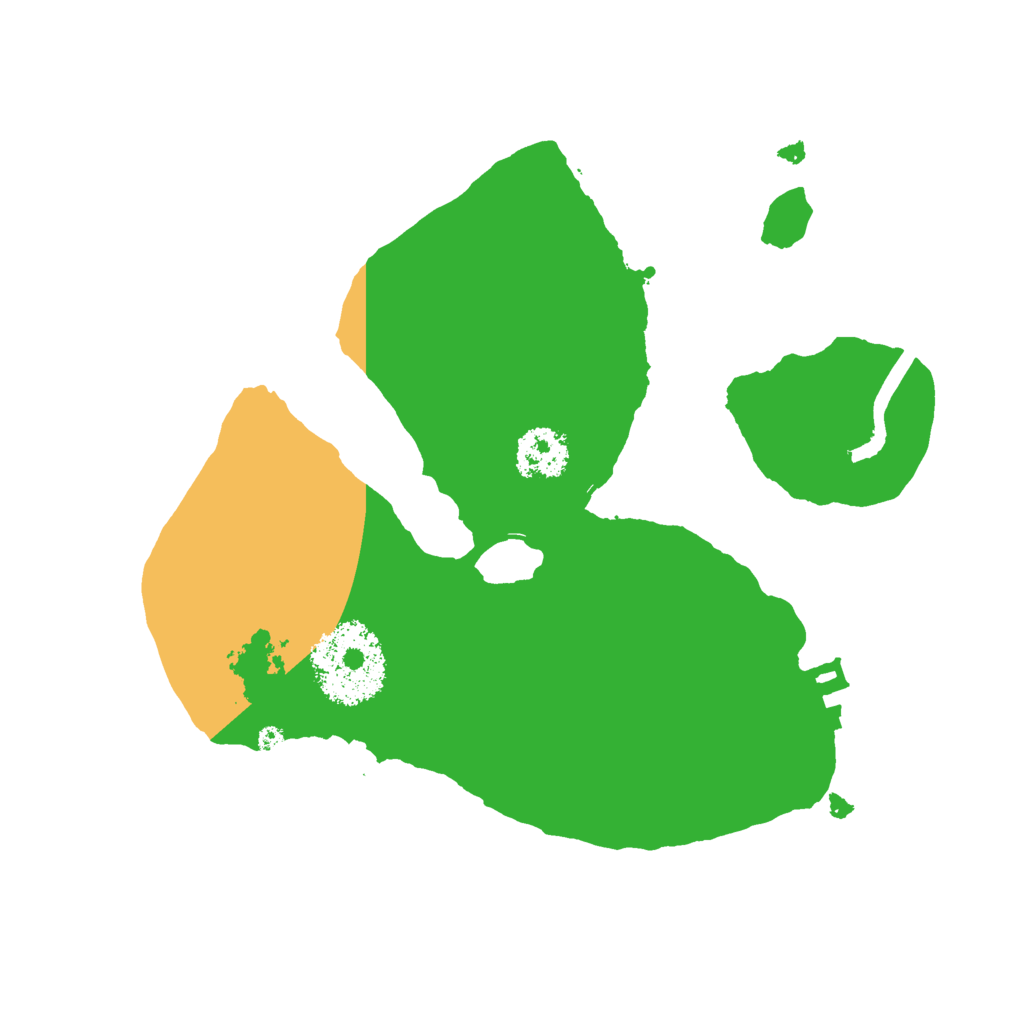 Biome Rust Map: Procedural Map, Size: 2000, Seed: 688100