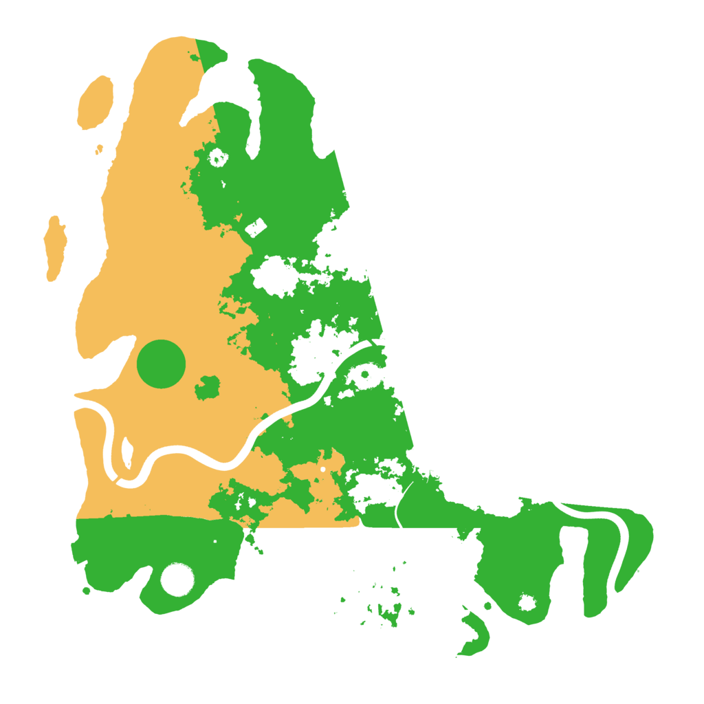 Biome Rust Map: Procedural Map, Size: 3800, Seed: 766646