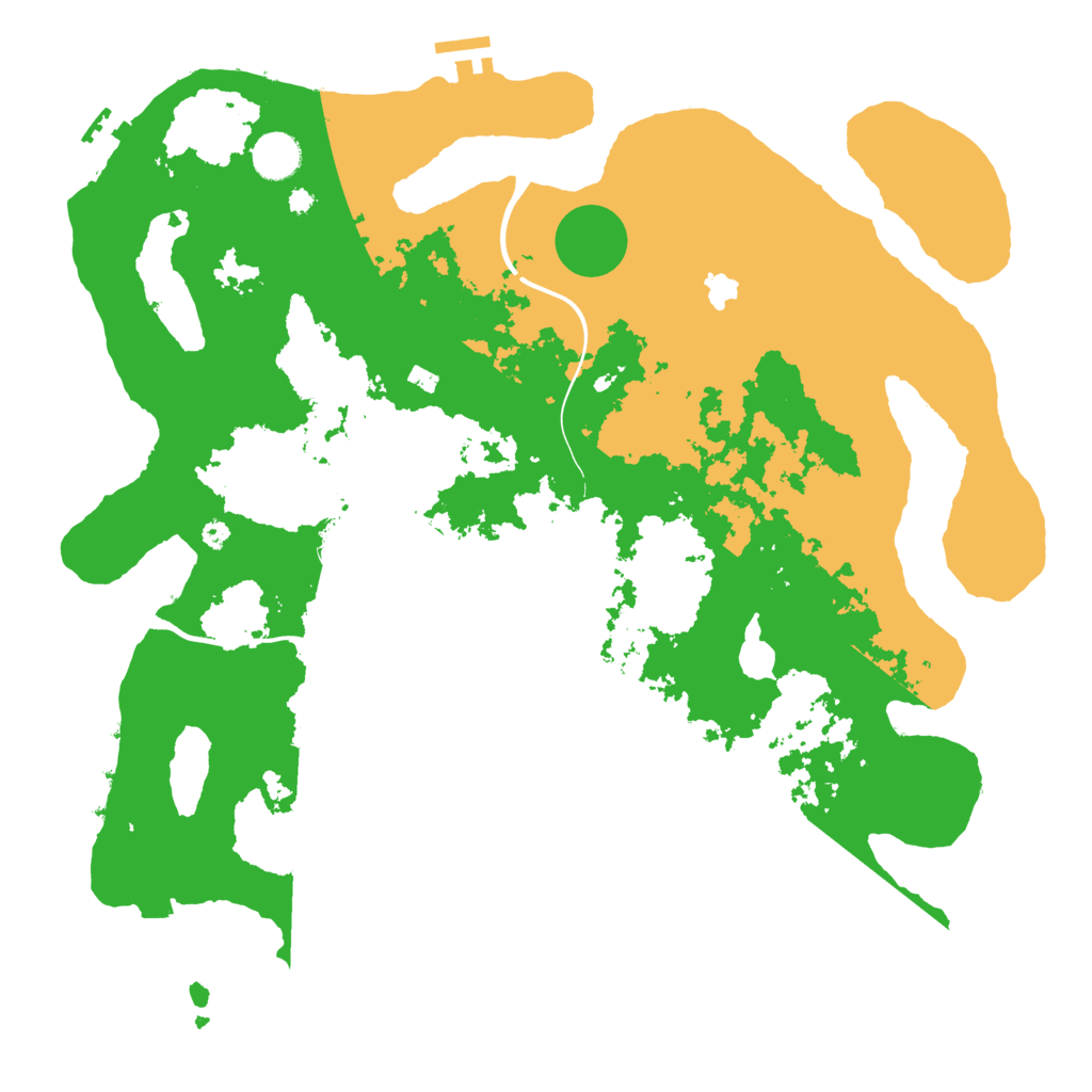 Biome Rust Map: Procedural Map, Size: 4000, Seed: 20978268