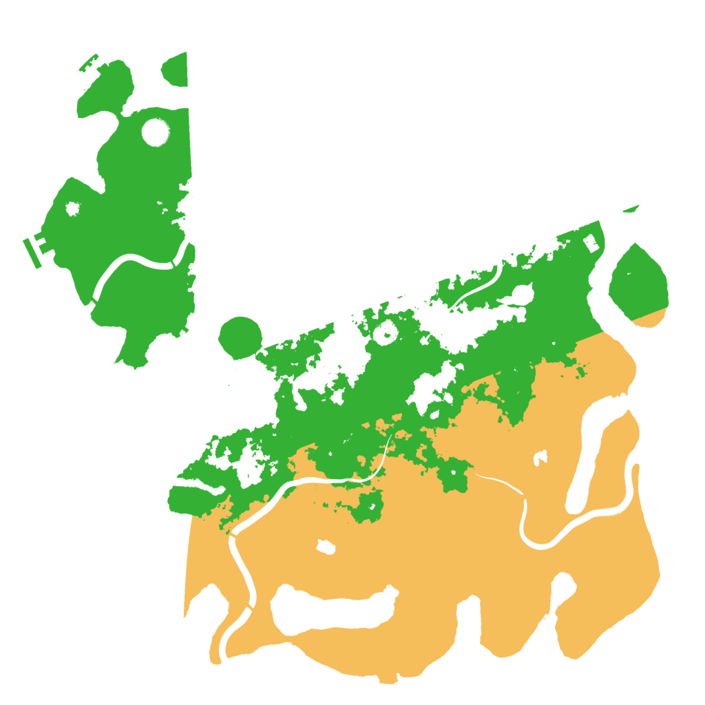 Biome Rust Map: Procedural Map, Size: 4500, Seed: 610858644
