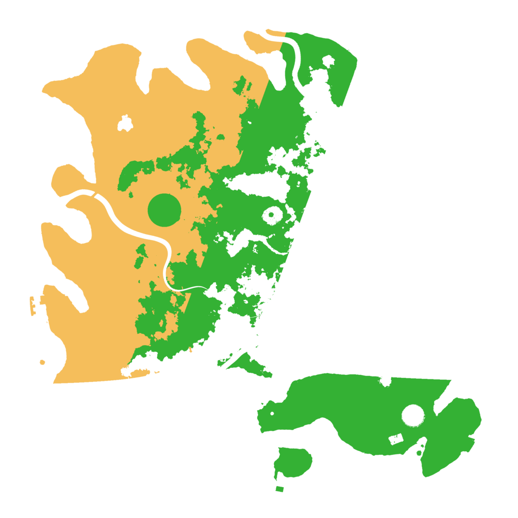 Biome Rust Map: Procedural Map, Size: 4100, Seed: 323202