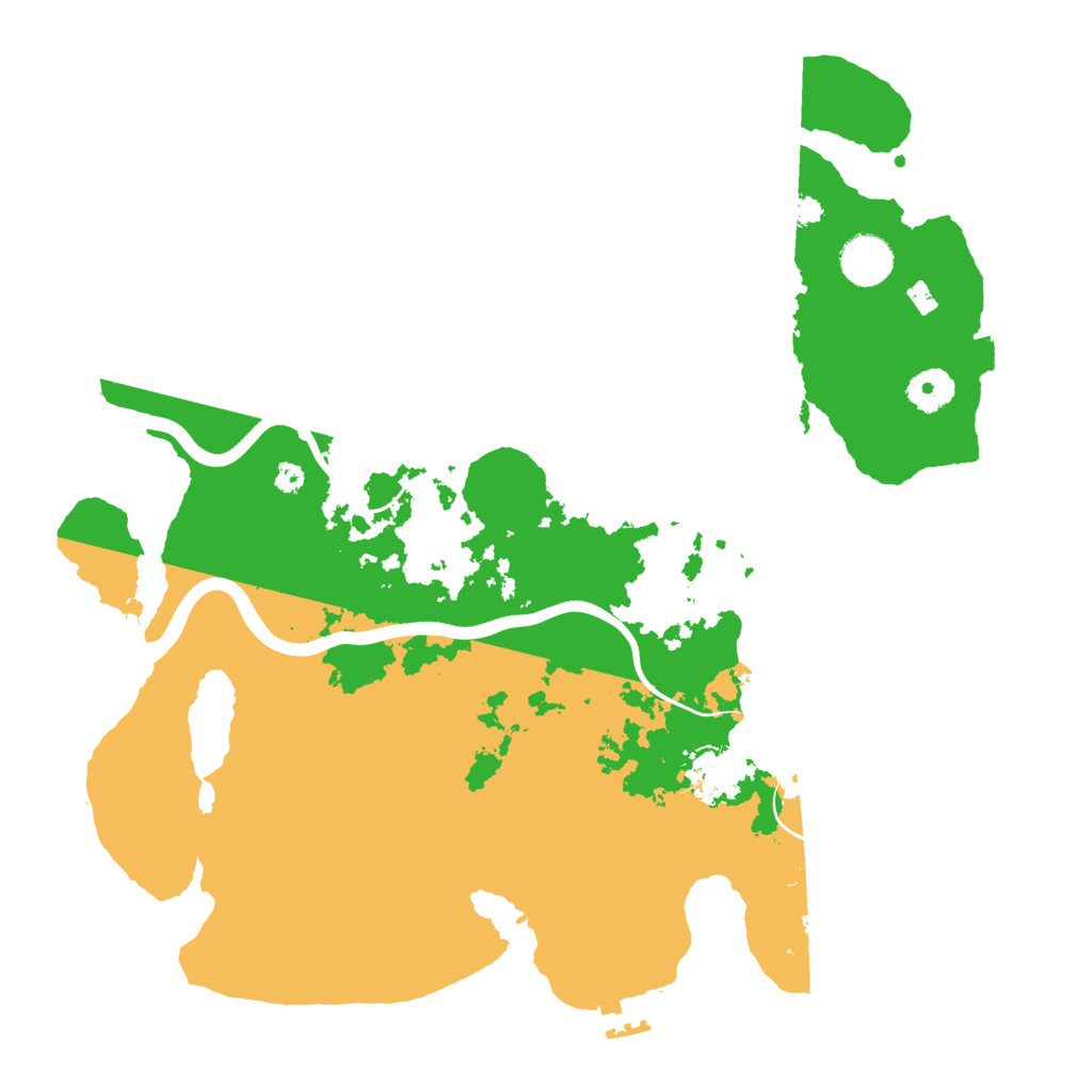Biome Rust Map: Procedural Map, Size: 3700, Seed: 2134689116