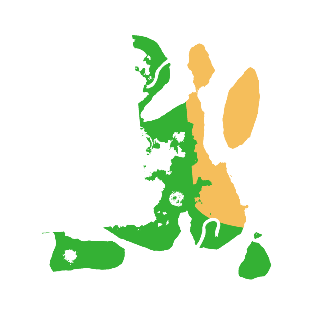 Biome Rust Map: Procedural Map, Size: 2200, Seed: 256