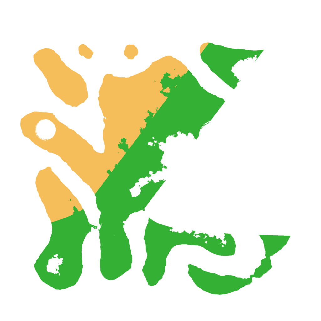 Biome Rust Map: Barren, Size: 2800, Seed: 1517761509