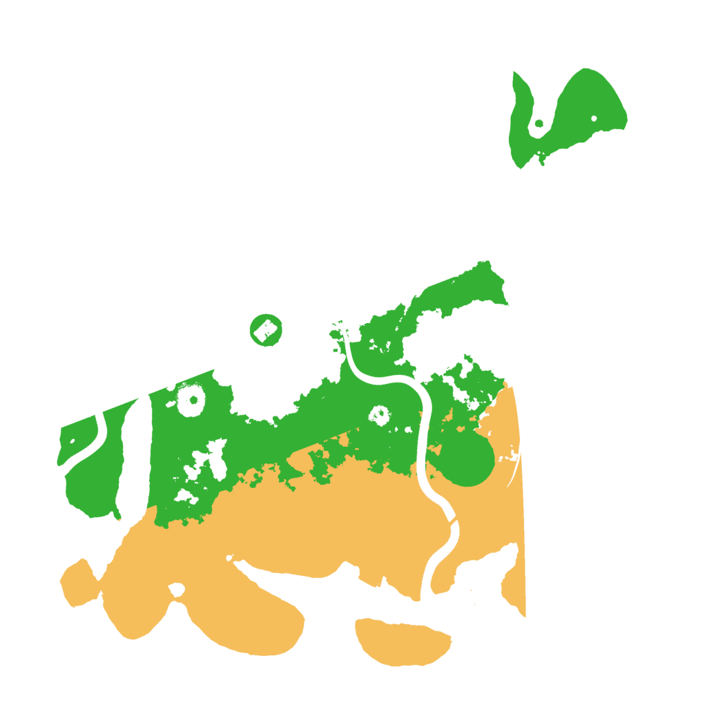 Biome Rust Map: Procedural Map, Size: 3500, Seed: 6699554