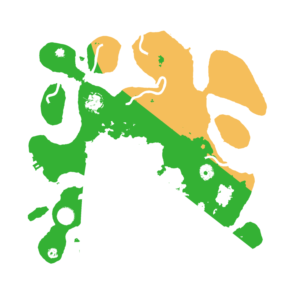 Biome Rust Map: Procedural Map, Size: 3000, Seed: 331789028