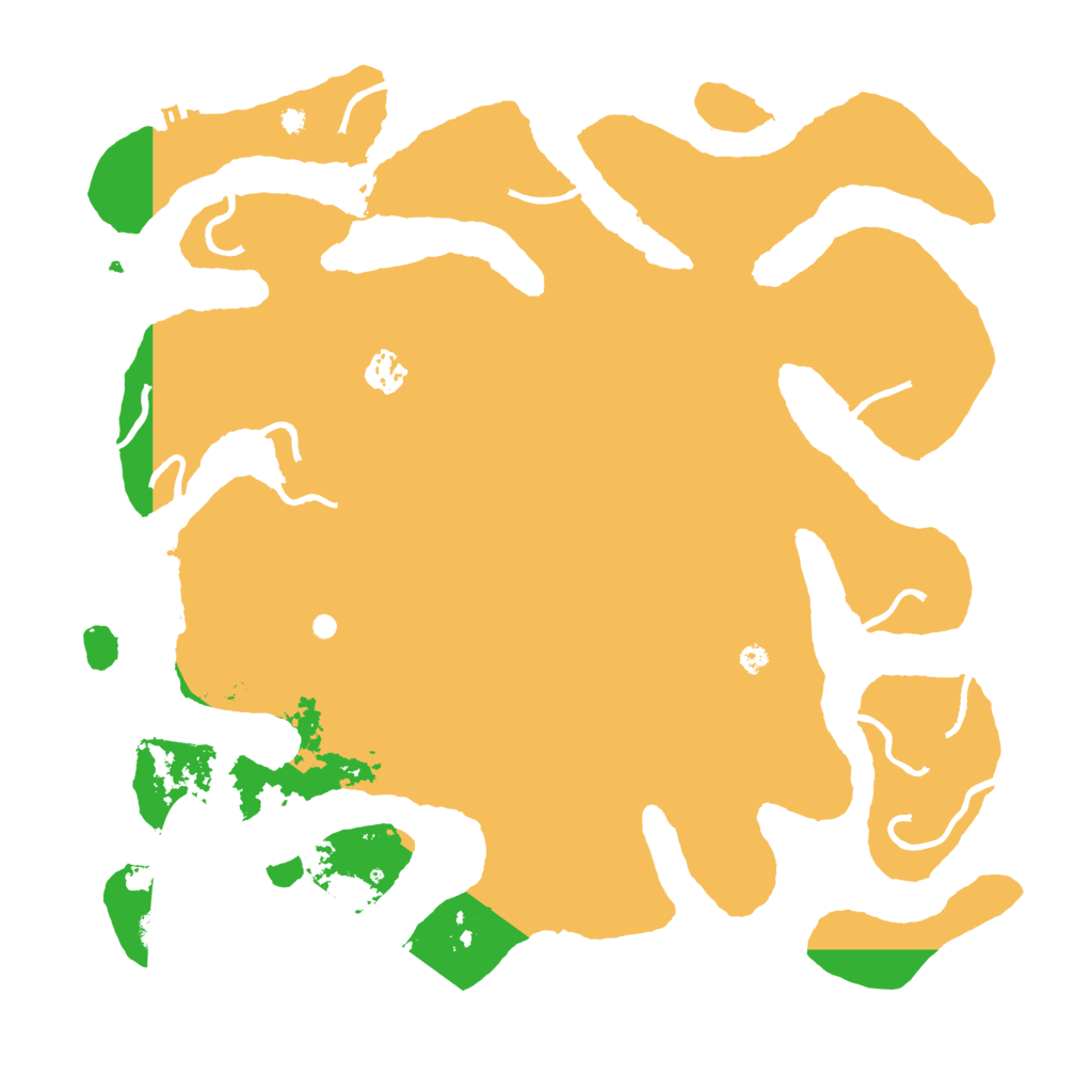 Biome Rust Map: Procedural Map, Size: 4000, Seed: 7843