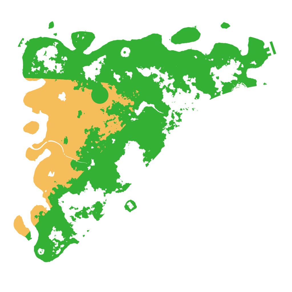 Biome Rust Map: Procedural Map, Size: 4500, Seed: 4765241