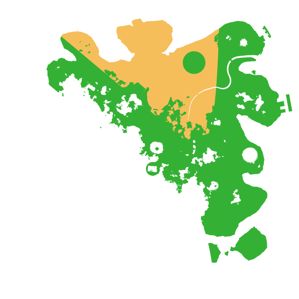 Biome Rust Map: Procedural Map, Size: 3500, Seed: 1333041082