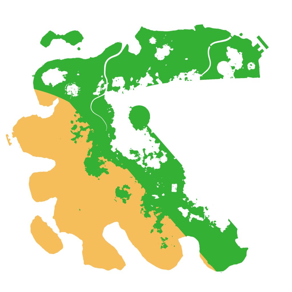 Biome Rust Map: Procedural Map, Size: 3800, Seed: 1591730249