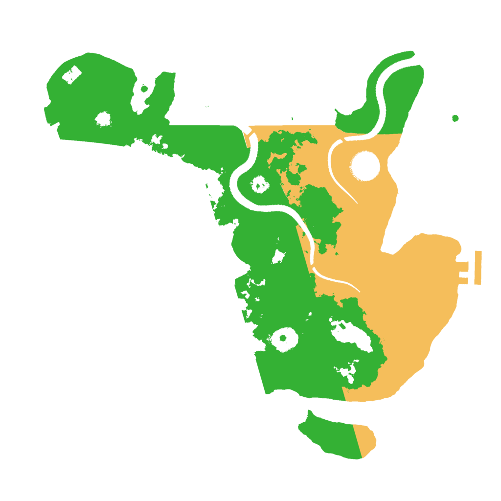 Biome Rust Map: Procedural Map, Size: 3000, Seed: 1778288114