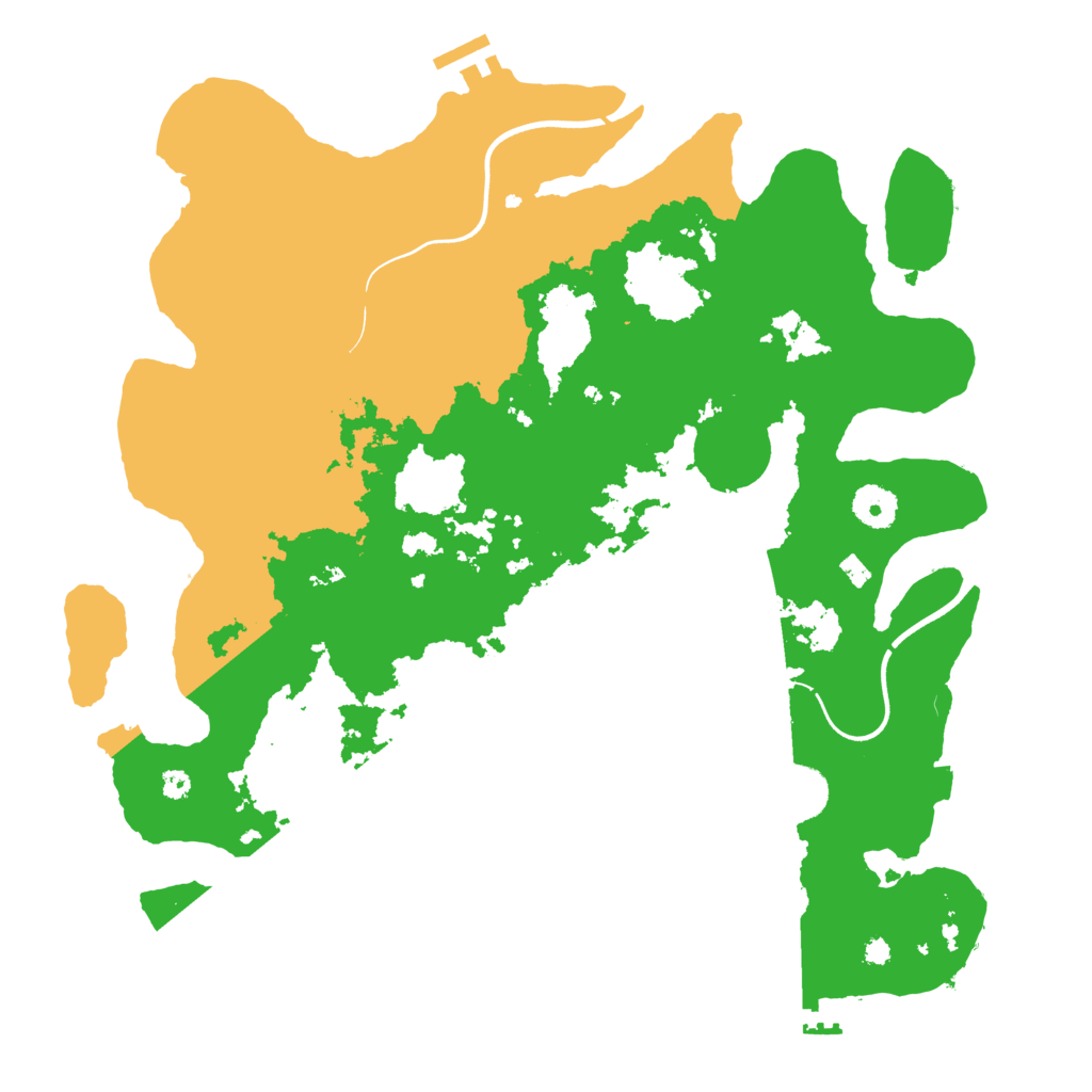 Biome Rust Map: Procedural Map, Size: 3750, Seed: 408661083