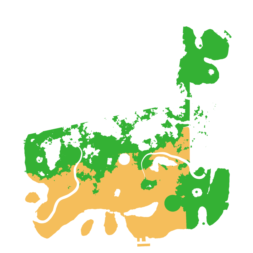 Biome Rust Map: Procedural Map, Size: 4000, Seed: 203219