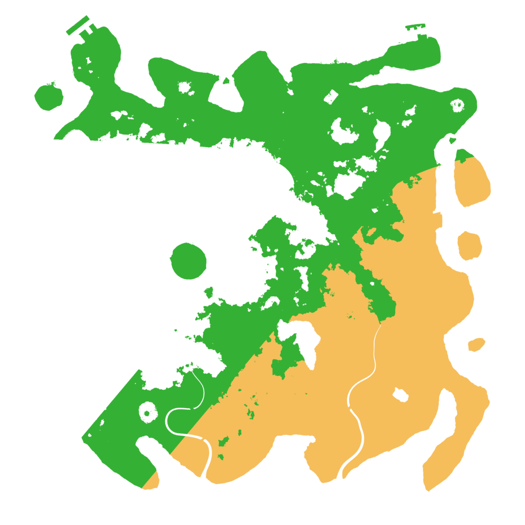 Biome Rust Map: Procedural Map, Size: 4000, Seed: 768911