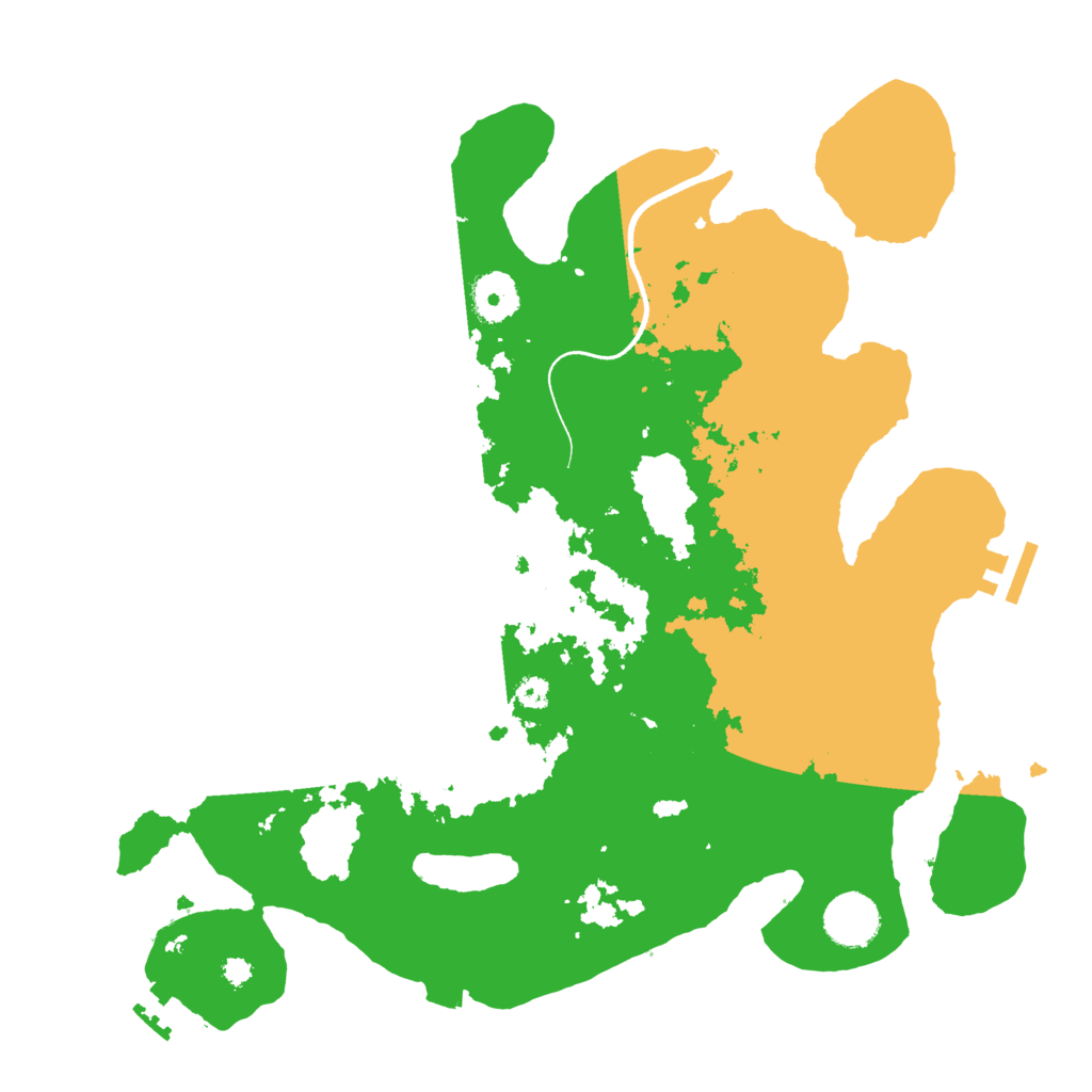 Biome Rust Map: Procedural Map, Size: 3500, Seed: 1435034918
