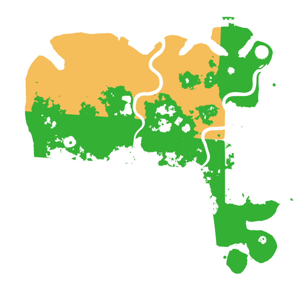 Biome Rust Map: Procedural Map, Size: 3850, Seed: 754812715
