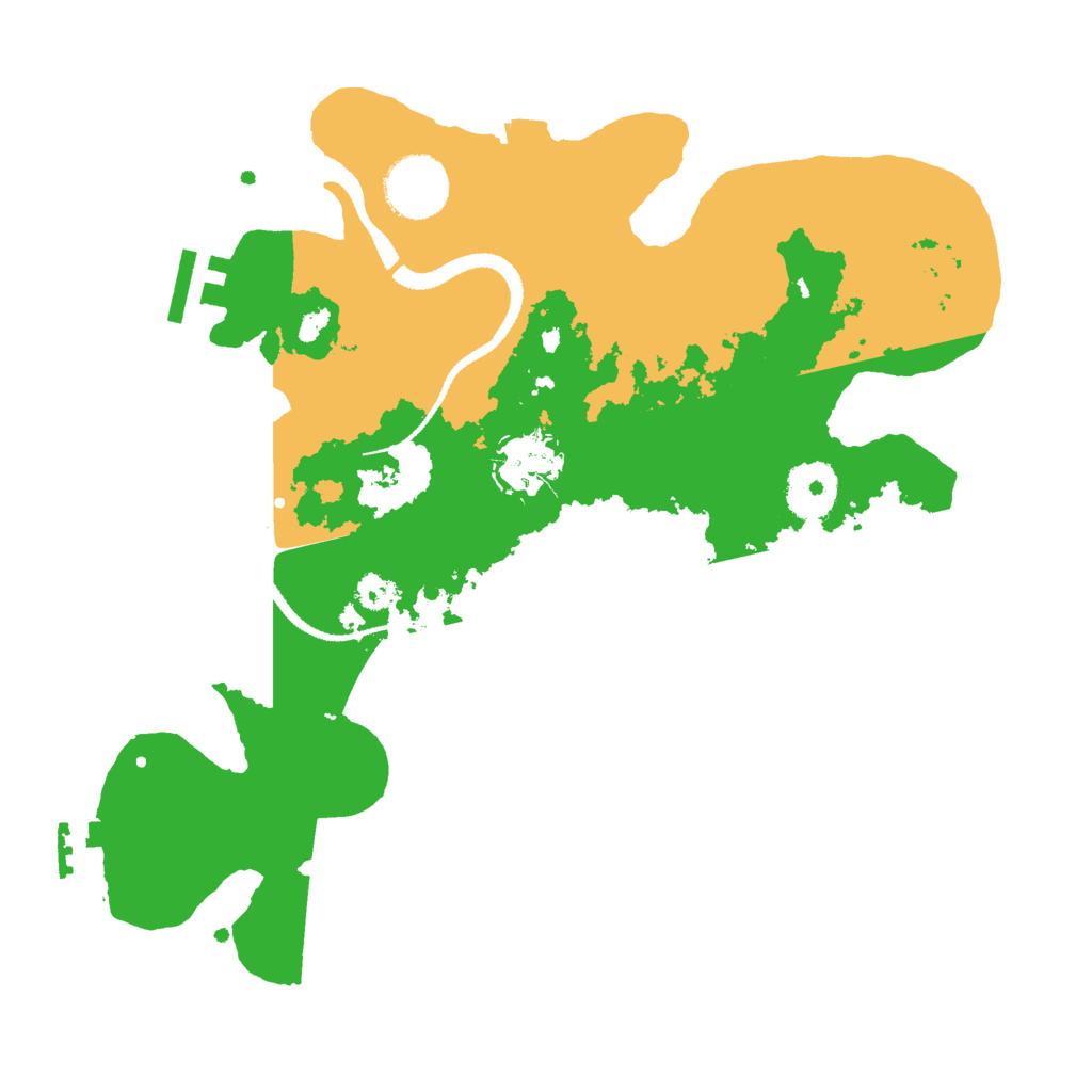 Biome Rust Map: Procedural Map, Size: 3000, Seed: 1765350032