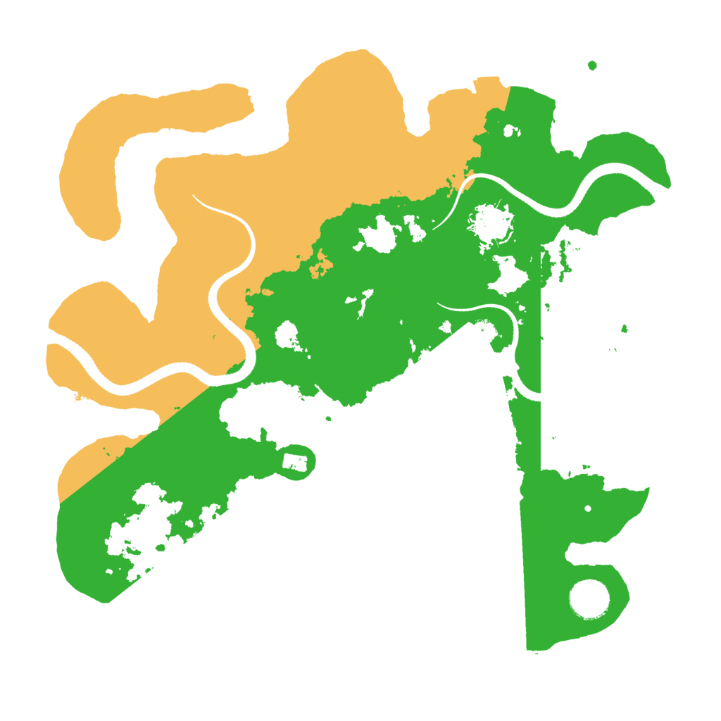 Biome Rust Map: Procedural Map, Size: 3200, Seed: 1240598756