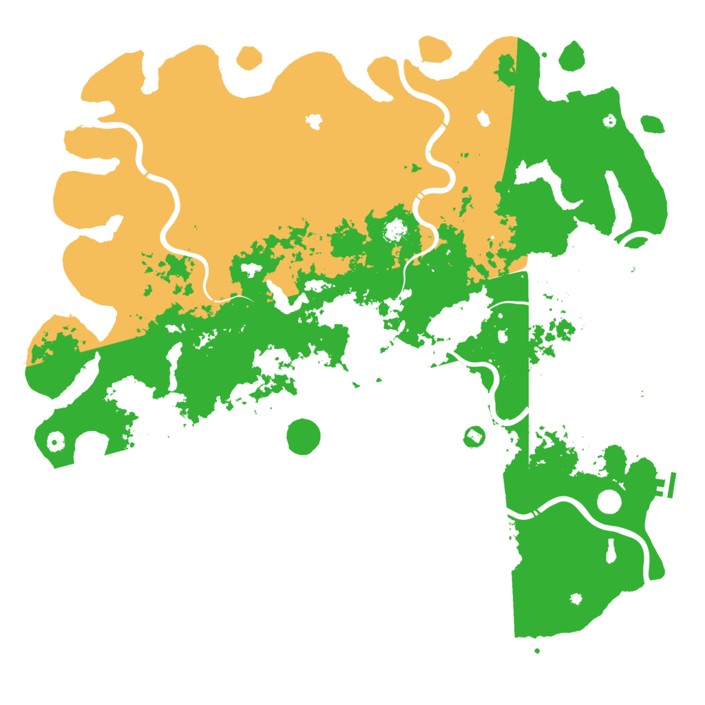 Biome Rust Map: Procedural Map, Size: 5500, Seed: 2033727510