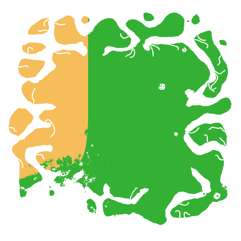 Biome Rust Map: Procedural Map, Size: 5500, Seed: 2033727510