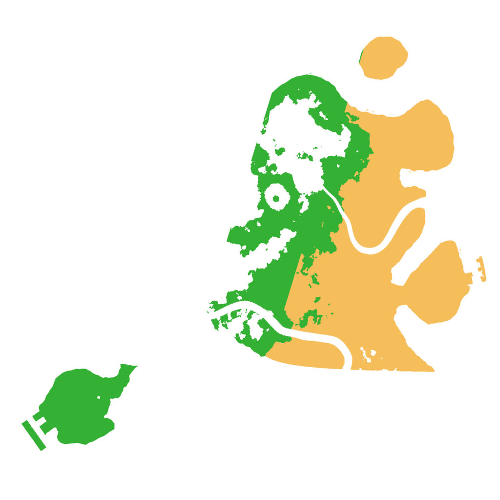 Biome Rust Map: Procedural Map, Size: 3000, Seed: 362462465