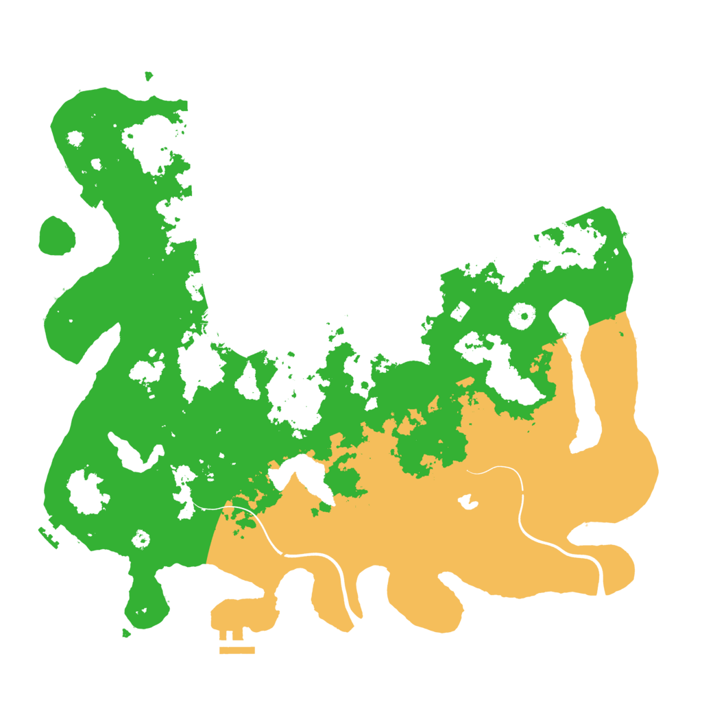 Biome Rust Map: Procedural Map, Size: 4000, Seed: 157516